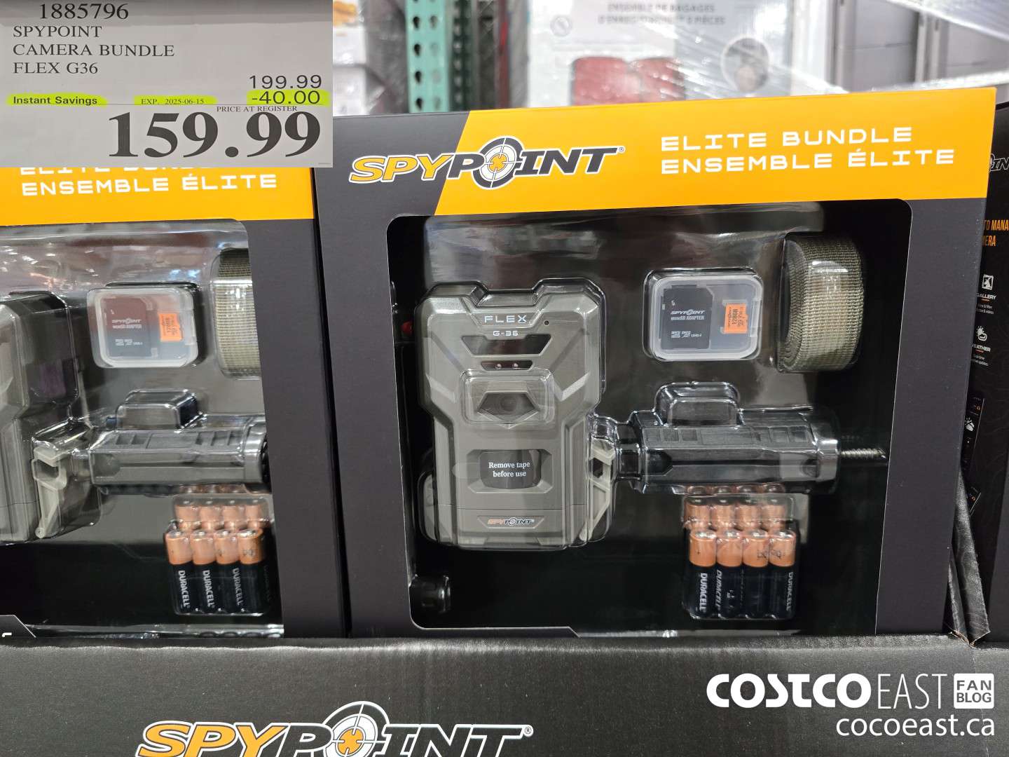 1885796 SPYPOINT CAMERA BUNDLE FLEX G36 ($40.00 INSTANT SAVINGS EXPIRES ON 2025-06-15) $159.99