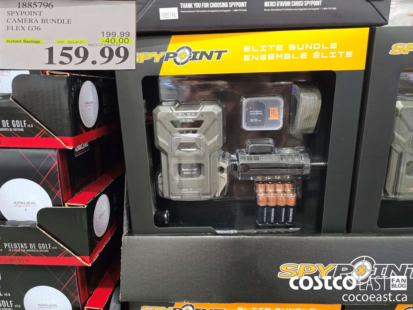 1885796 SPYPOINT CAMERA BUNDLE FLEX G36 ($40.00 INSTANT SAVINGS EXPIRES ON 2025-06-15) $159.99