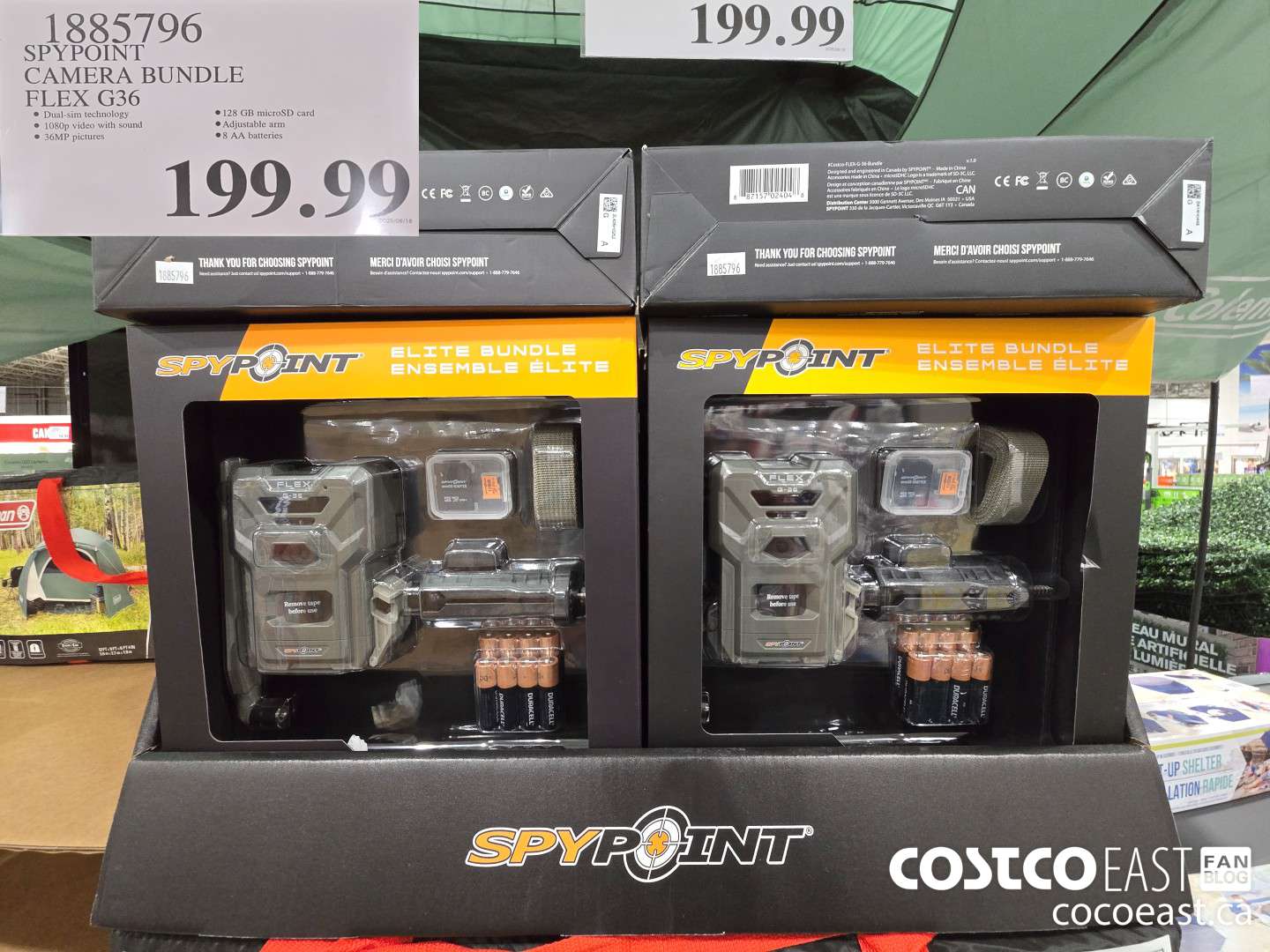 1885796 SPYPOINT CAMERA BUNDLE FLEX G36 $199.99