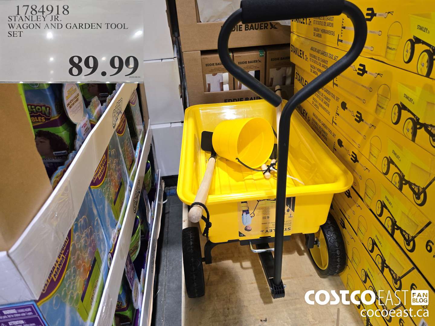 1784918 STANLEY JR. WAGON AND GARDEN TOOL SET $89.99