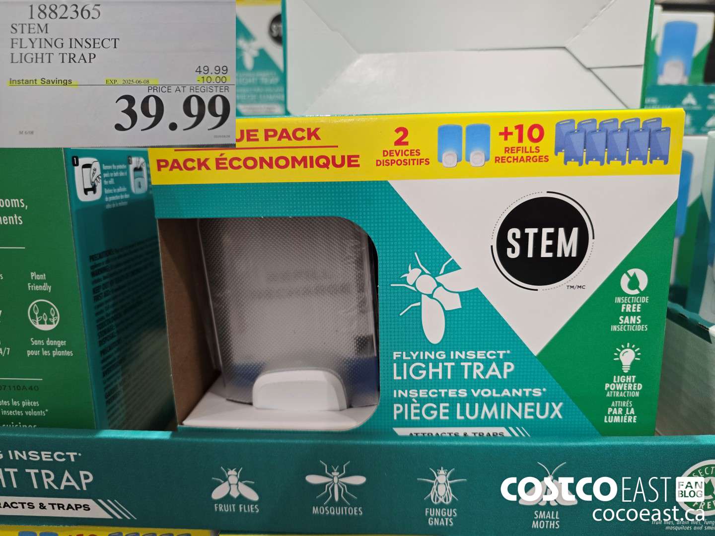 1882365 STEM FLYING INSECT LIGHT TRAP ($10.00 INSTANT SAVINGS EXPIRES ON 2025-06-08) $39.99