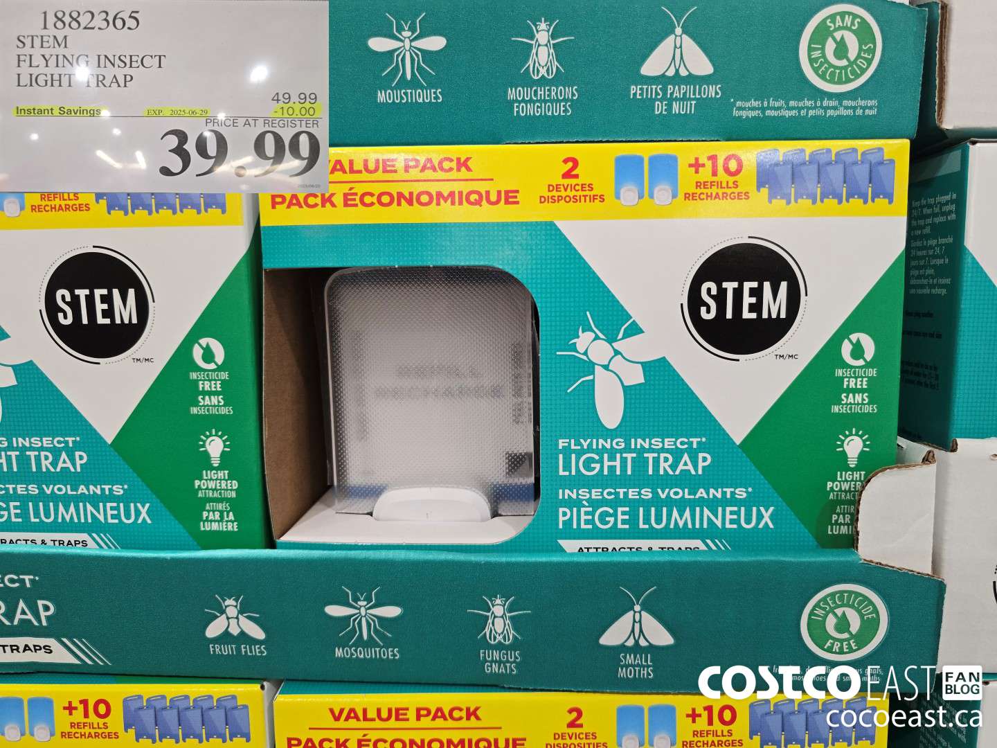 1882365 STEM FLYING INSECT LIGHT TRAP ($10.00 INSTANT SAVINGS EXPIRES ON 2025-06-29) $39.99