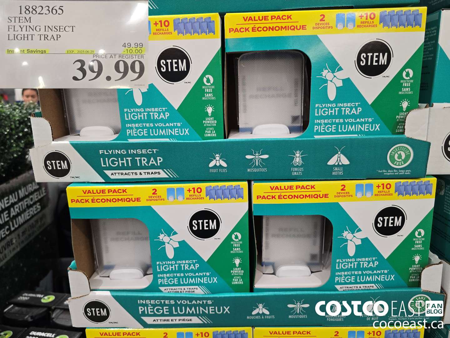 1882365 STEM FLYING INSECT LIGHT TRAP ($10.00 INSTANT SAVINGS EXPIRES ON 2025-06-29) $39.99