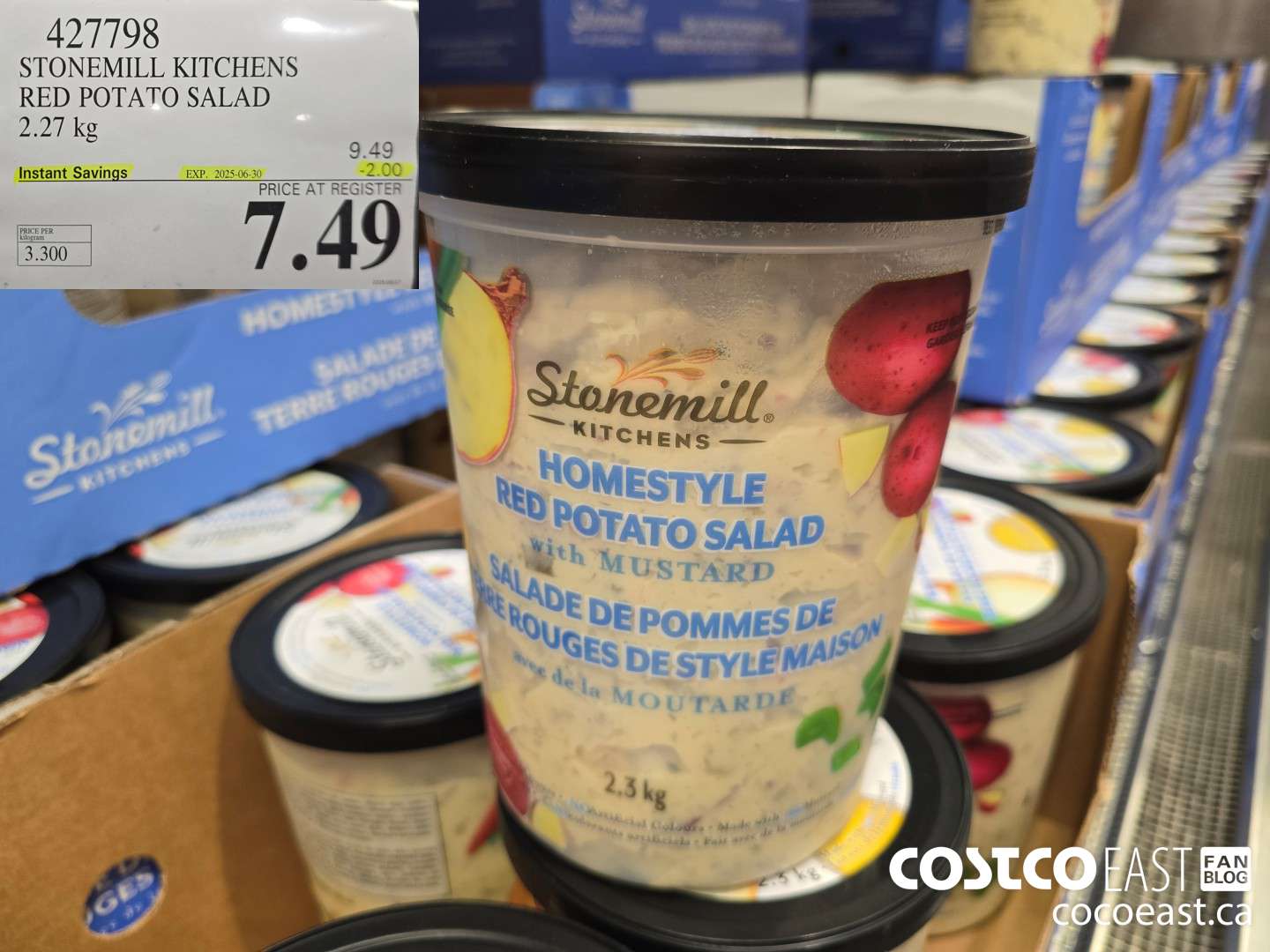 427798 STONEMILL KITCHENS RED POTATO SALAD 2.27 KG ($2.00 INSTANT SAVINGS EXPIRES ON 2025-06-30) $7.49