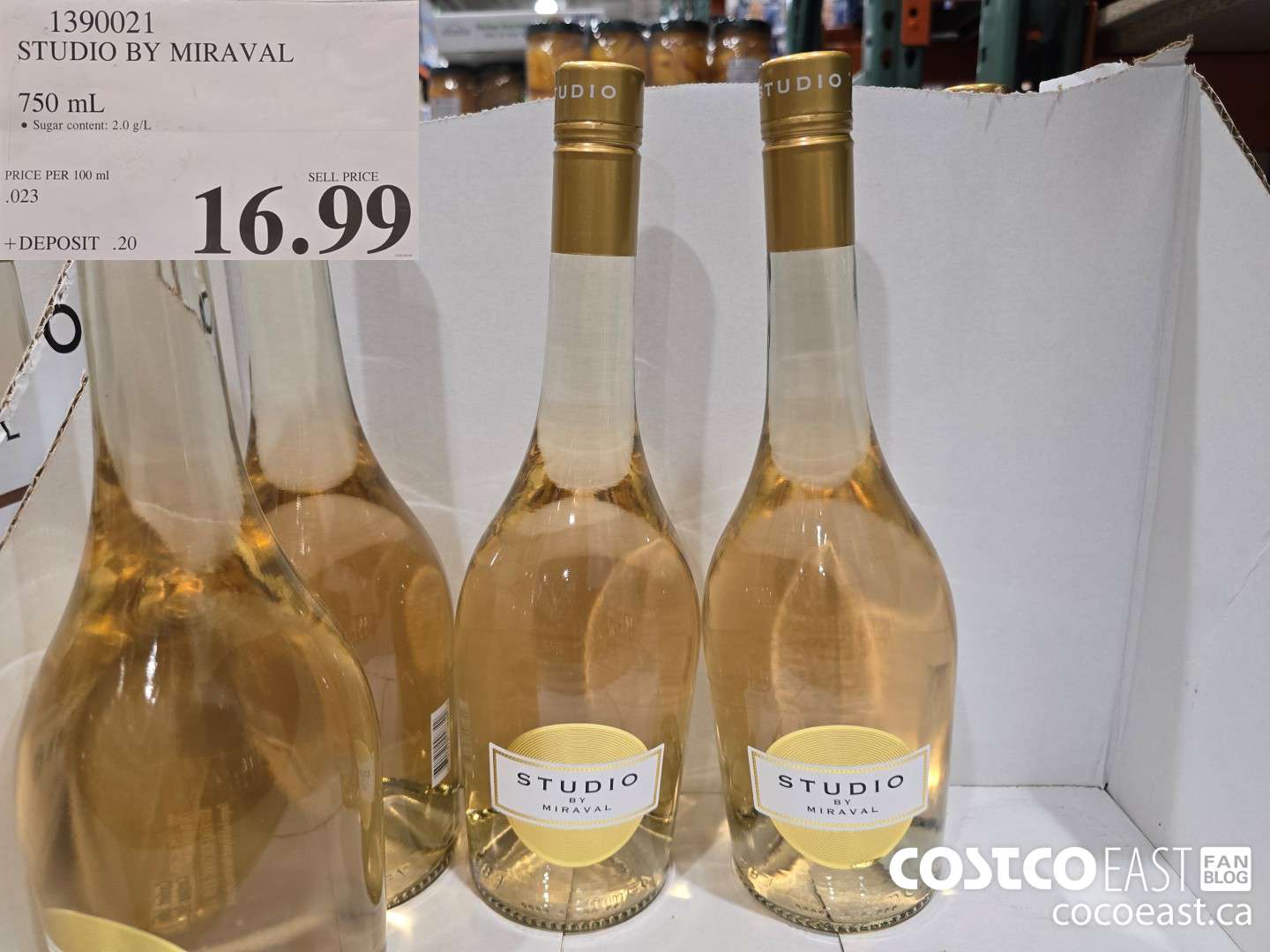 1390021 STUDIO BY MIRAVAL 750 mL $16.99