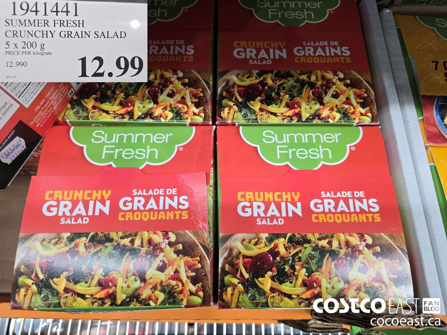1941441 SUMMER FRESH CRUNCHY GRAIN SALAD 5 x 200 G $12.99