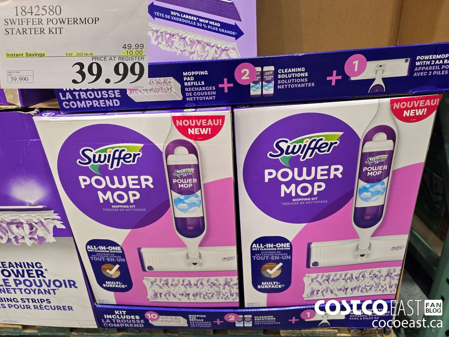 1842580 SWIFFER POWERMOP STARTER KIT ($10.00 INSTANT SAVINGS EXPIRES ON 2025-06-08) $39.99