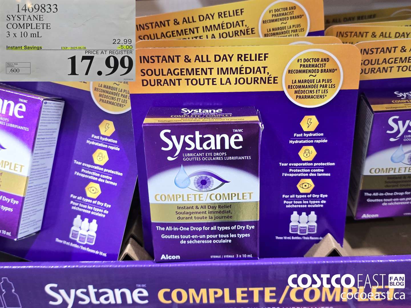 1409833 SYSTANE COMPLETE 3 x 10 ML ($5.00 INSTANT SAVINGS EXPIRES ON 2025-06-08) $17.99