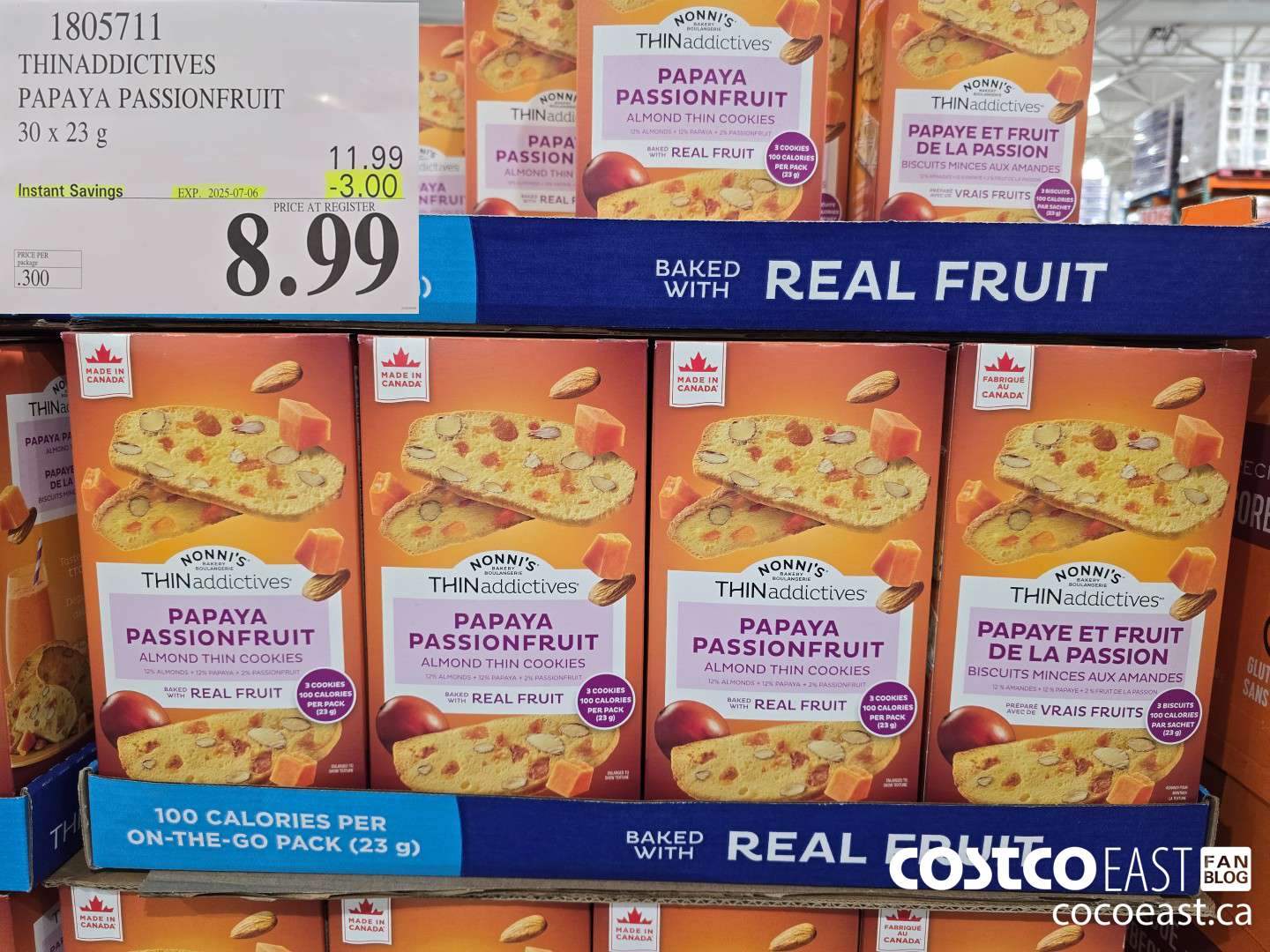 1805711 THINADDICTIVES PAPAYA PASSIONFRUIT 30 x 23 g ($3.00 INSTANT SAVINGS EXPIRES ON 2025-07-06) $8.99