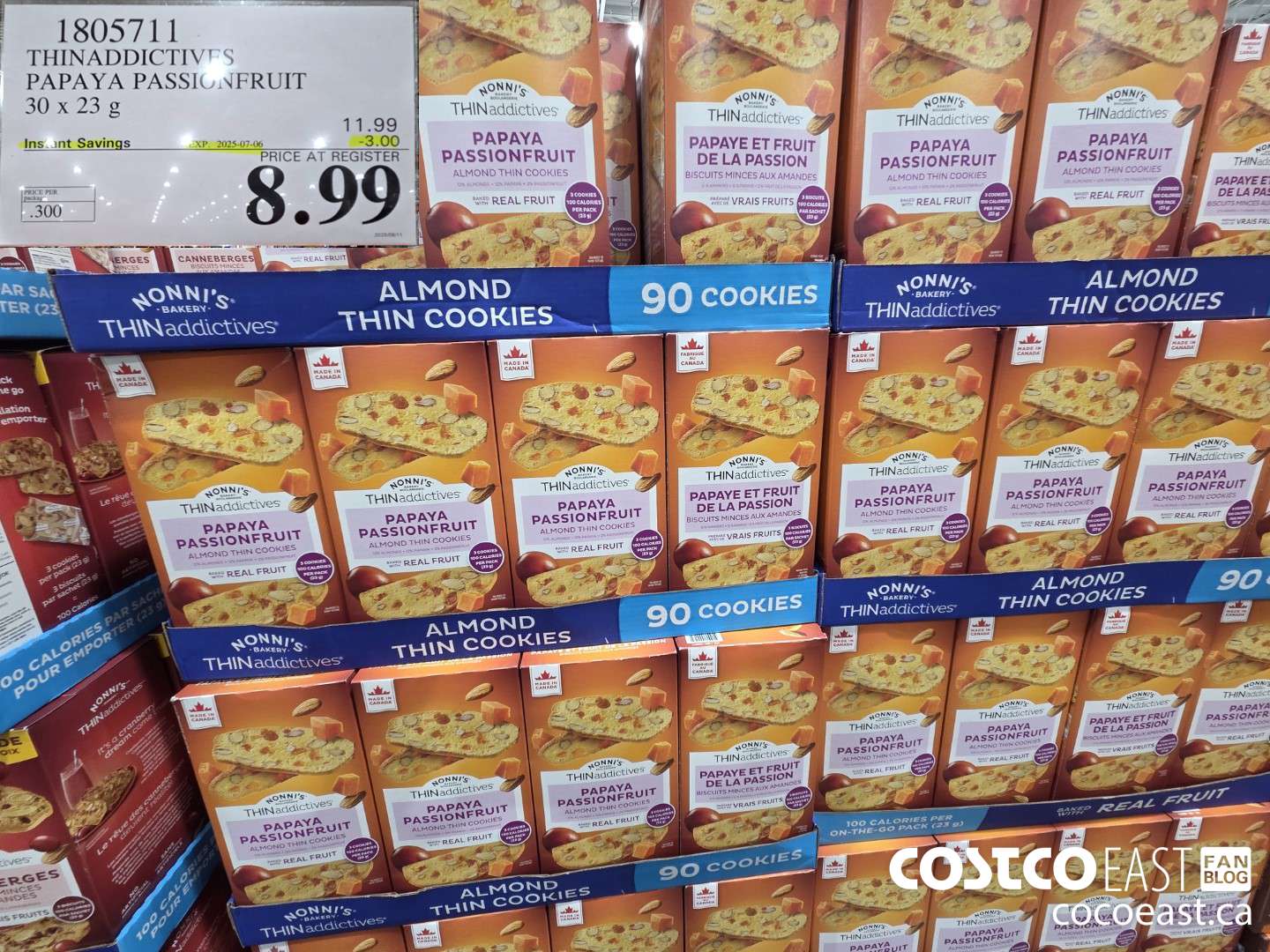 1805711 THINADDICTIVES PAPAYA PASSIONFRUIT 30 x 23 g ($3.00 INSTANT SAVINGS EXPIRES ON 2025-07-06) $8.99