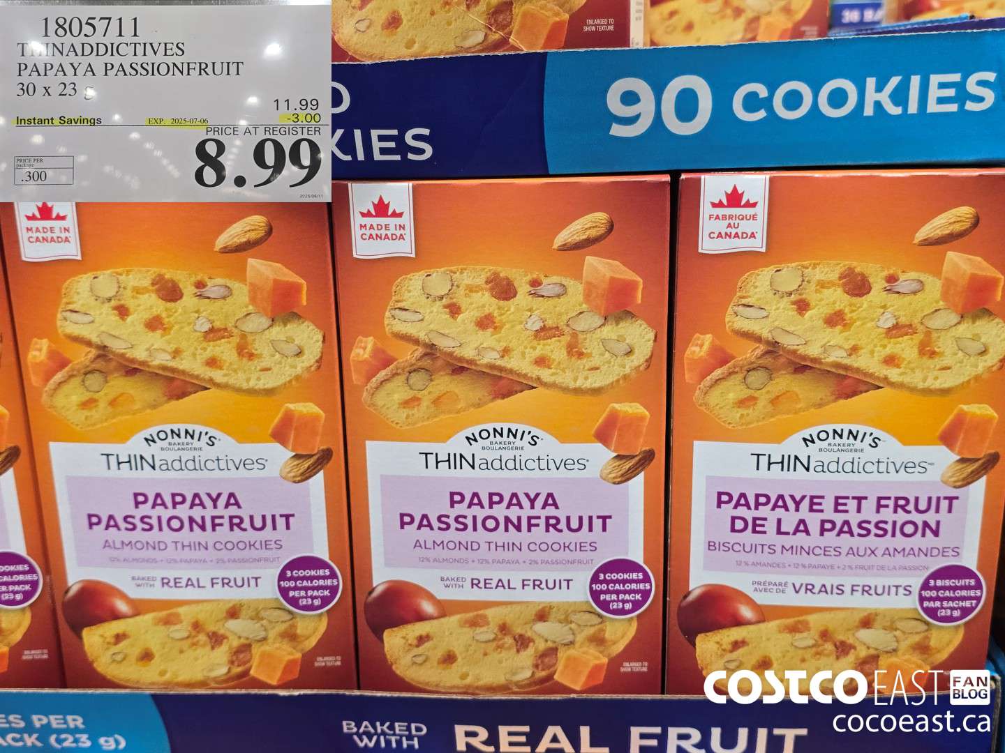 1805711 THINADDICTIVES PAPAYA PASSIONFRUIT 30 x 23 g ($3.00 INSTANT SAVINGS EXPIRES ON 2025-07-06) $8.99