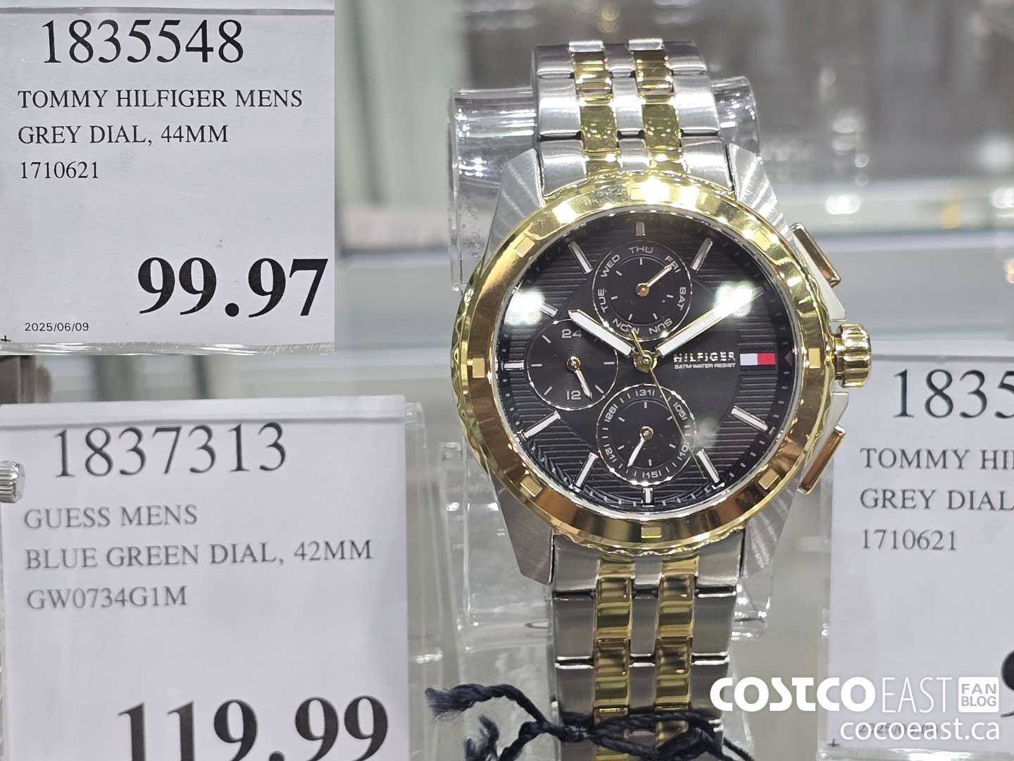 1835548 TOMMY HILFIGER MENS GREY DIAL, 44MM 1710621 $99.97