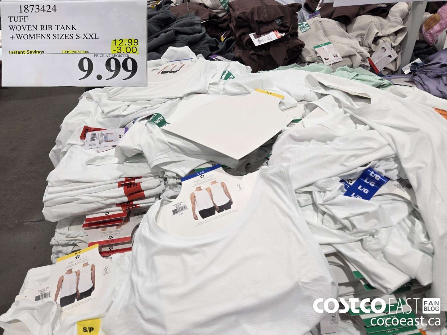 1873424 TUFF WOVEN RIB TANK + WOMENS SIZES S-XXL ($3.00 INSTANT SAVINGS EXPIRES ON 2025-07-06) $9.99