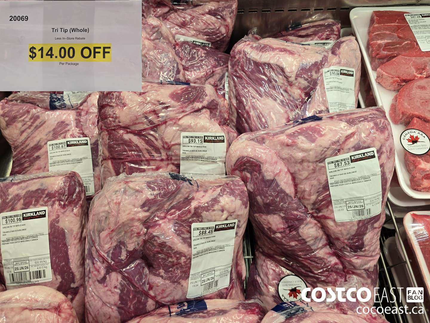 20069 Tri Tip (Whole) ($14.00 INSTANT SAVINGS)