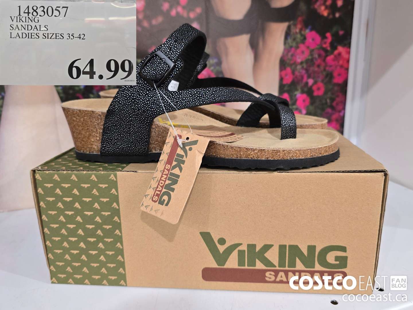 1483057 VIKING SANDALS LADIES SIZES 35-42 $64.99