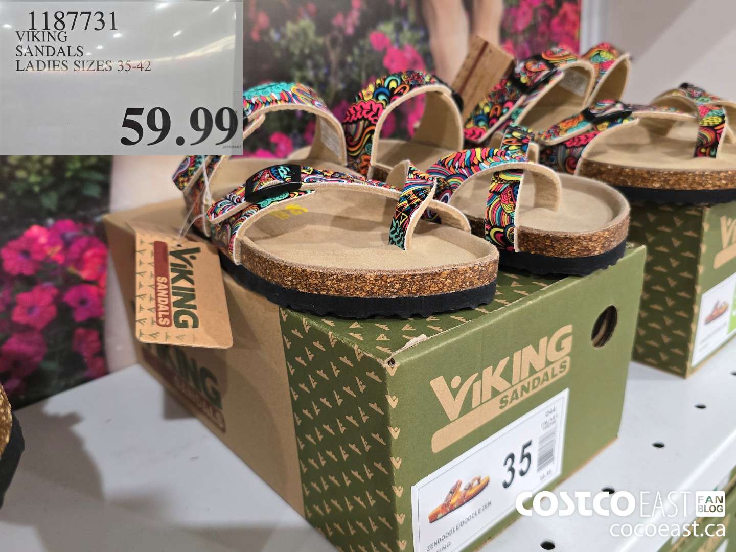 1187731 VIKING SANDALS LADIES SIZES 35-42 $59.99