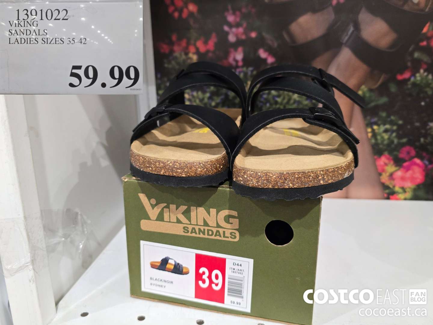 1391022 VIKING SANDALS LADIES SIZES 35-42 $59.99