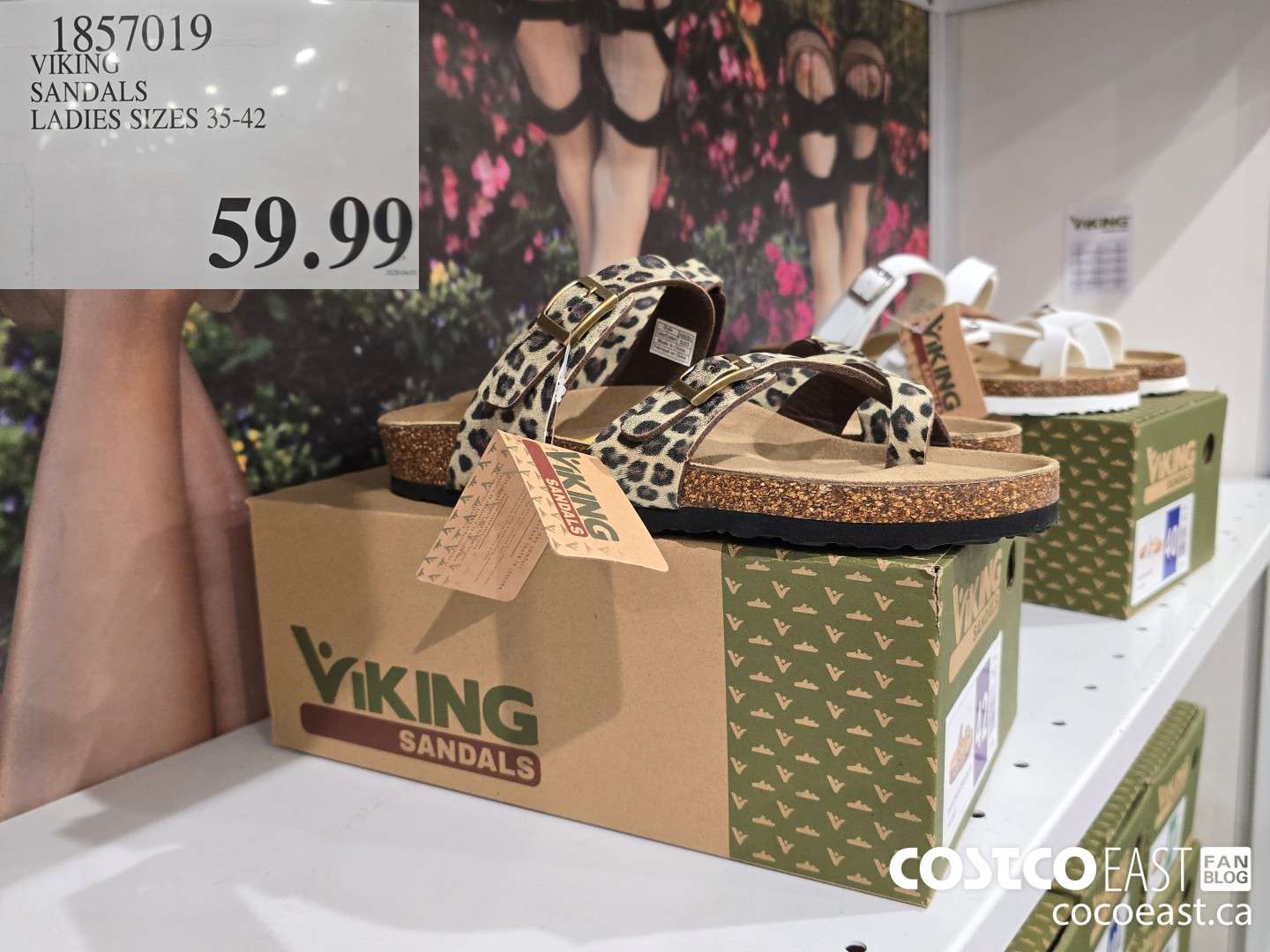 1857019 VIKING SANDALS LADIES SIZES 35-42 $59.99