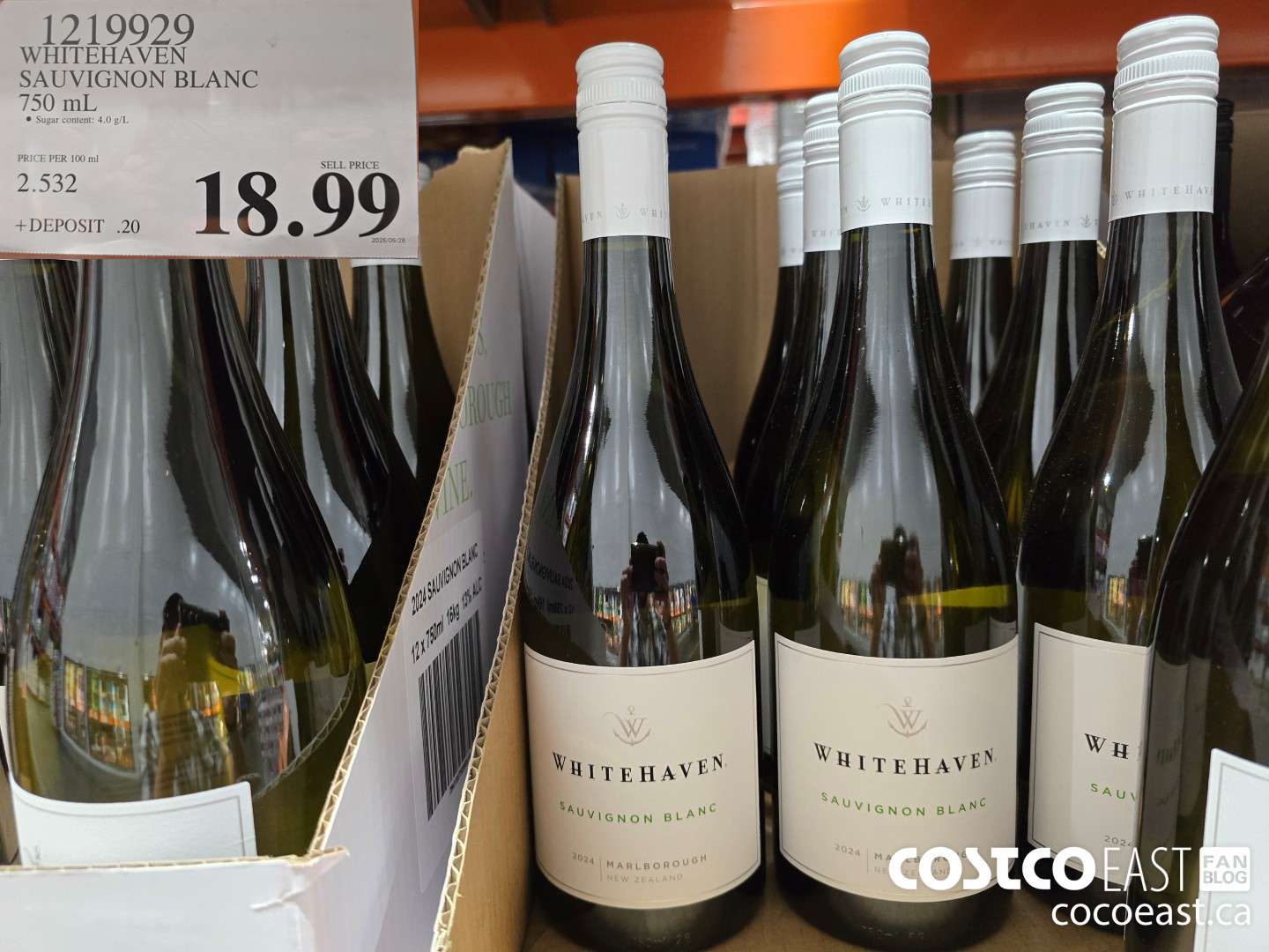 1219929 WHITEHAVEN SAUVIGNON BLANC 750 mL $18.99