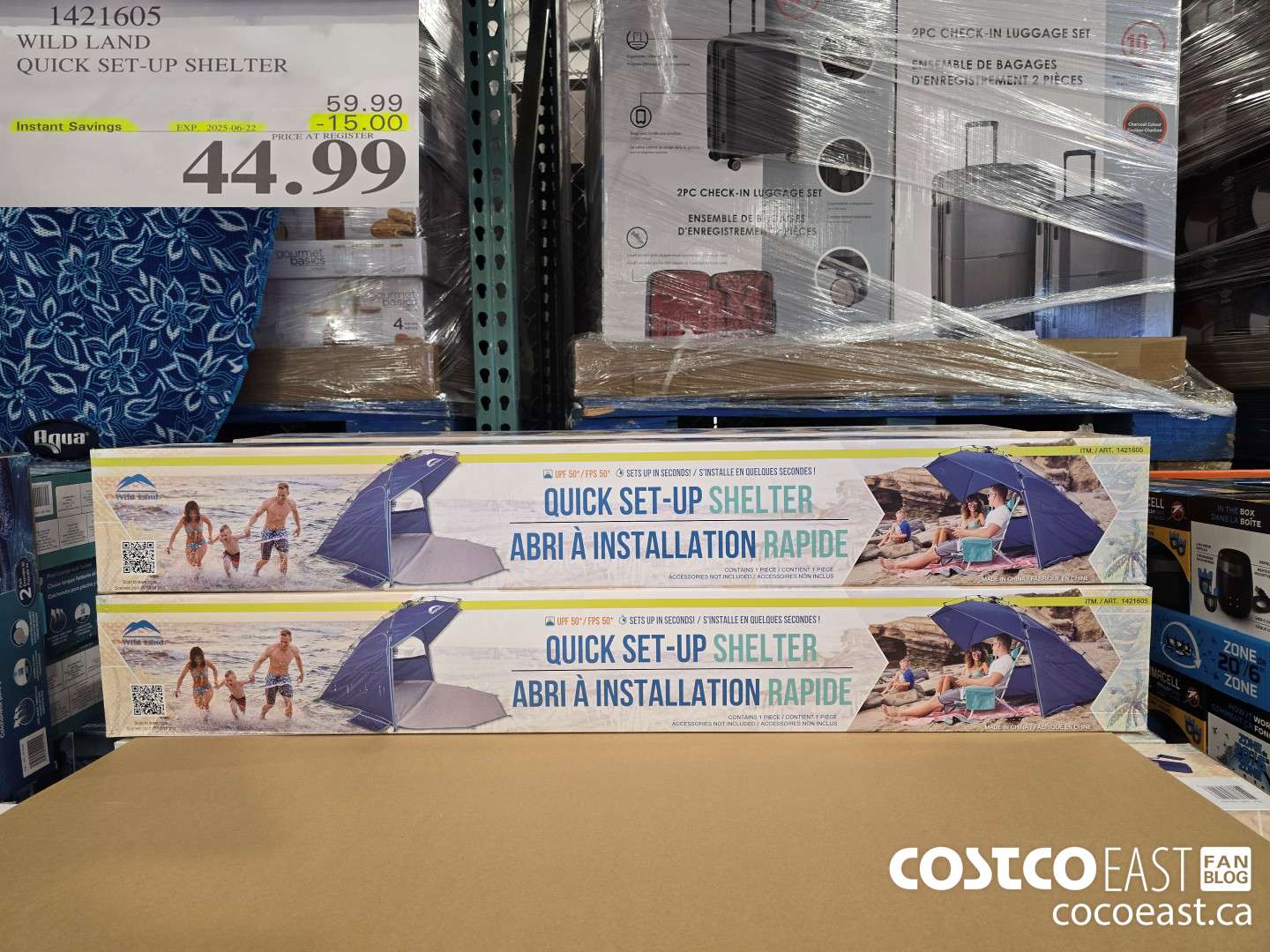 1421605 WILD LAND QUICK SET-UP SHELTER ($15.00 INSTANT SAVINGS EXPIRES ON 2025-06-22) $44.99