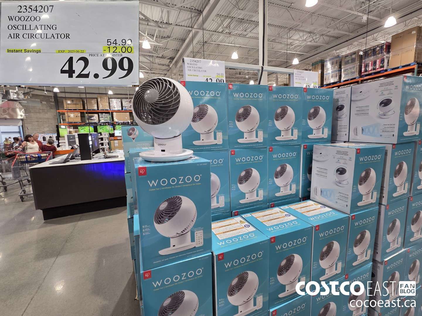2354207 WOOZOO OSCILLATING AIR CIRCULATOR ($12.00 INSTANT SAVINGS EXPIRES ON 2025-06-22) $42.99