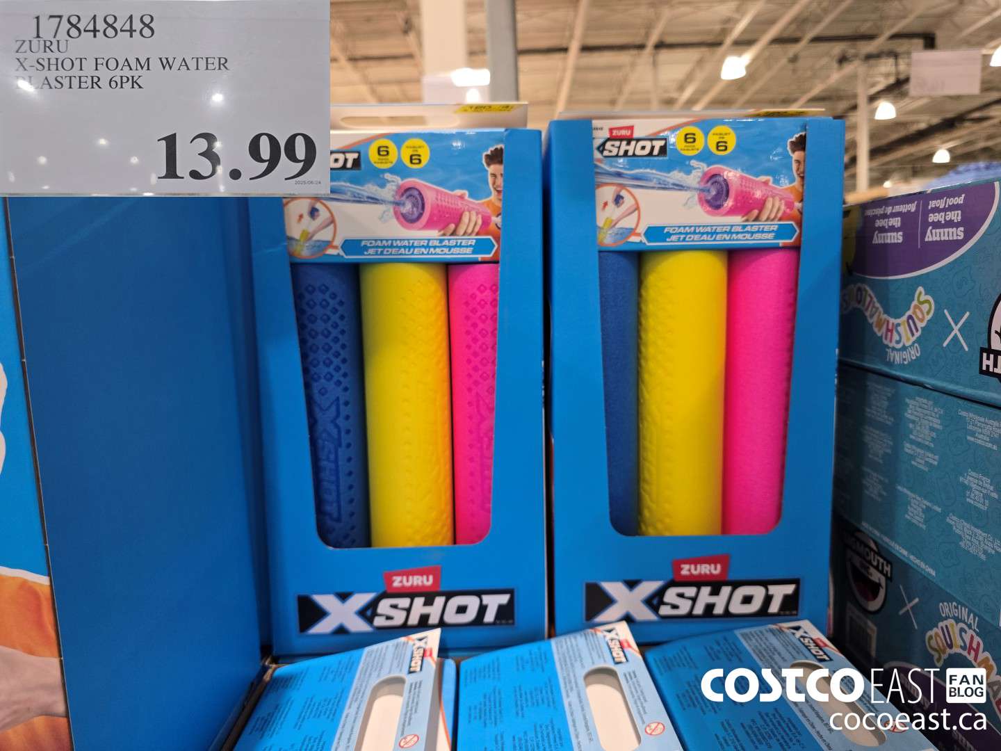 1784848 ZURU X-SHOT FOAM WATER BLASTER 6PK $13.99