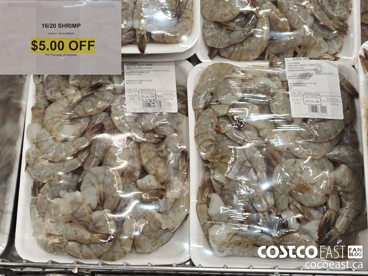 27363 16/20 SHRIMP ($5.00 INSTANT SAVINGS)