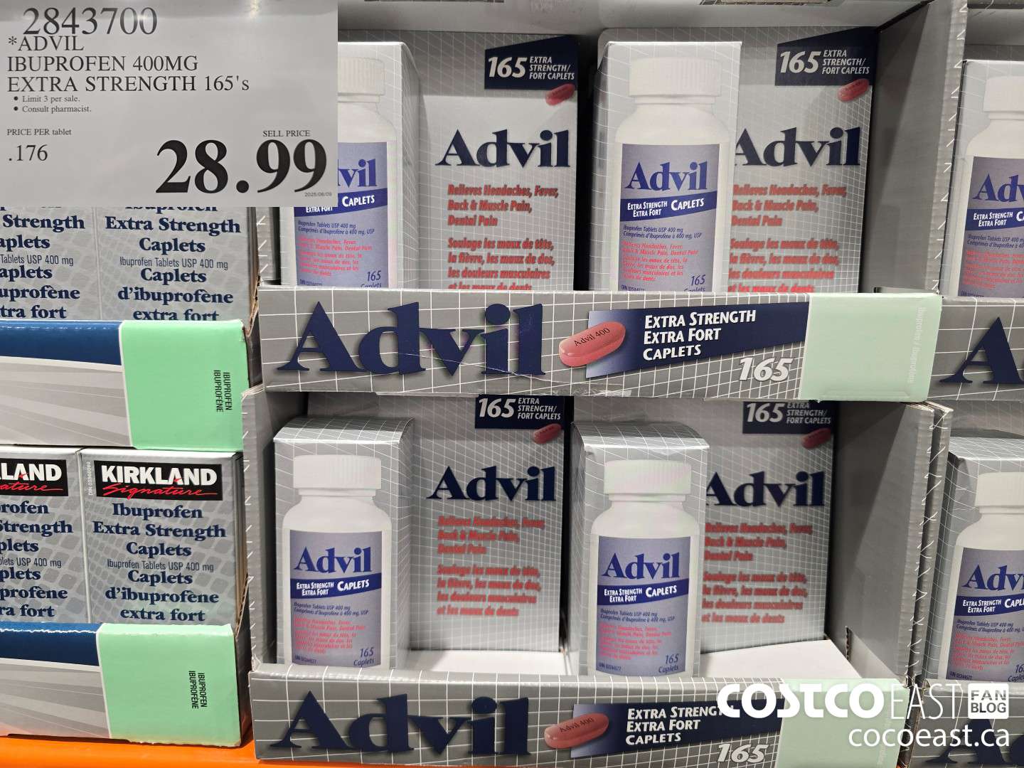 2843700 ADVIL IBUPROFEN 400MG EXTRA STRENGTH 165's $28.99