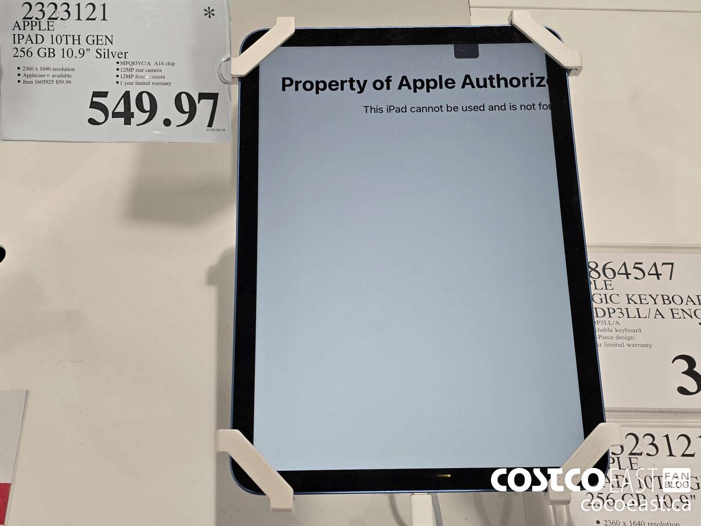 2323121 APPLE IPAD 10TH GEN 256 GB 10.9