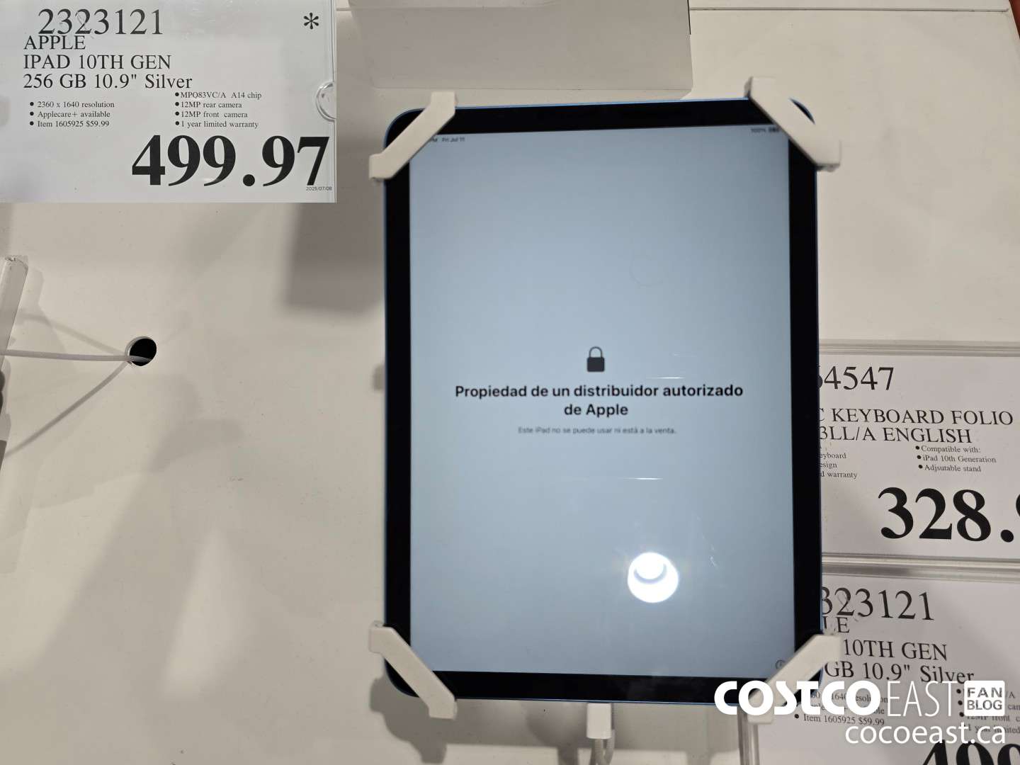 2323121 APPLE IPAD 10TH GEN 256 GB 10.9