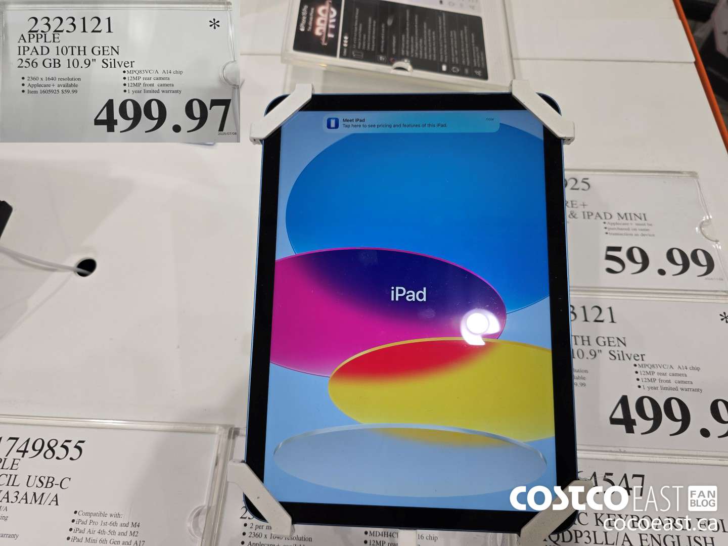 2323121 APPLE IPAD 10TH GEN 256 GB 10.9