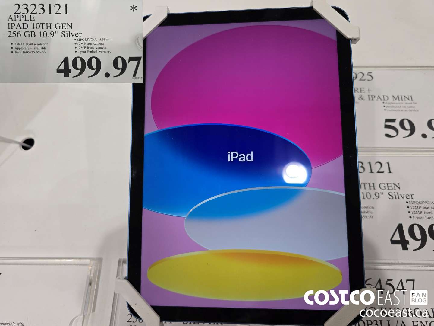 2323121 APPLE IPAD 10TH GEN 256 GB 10.9