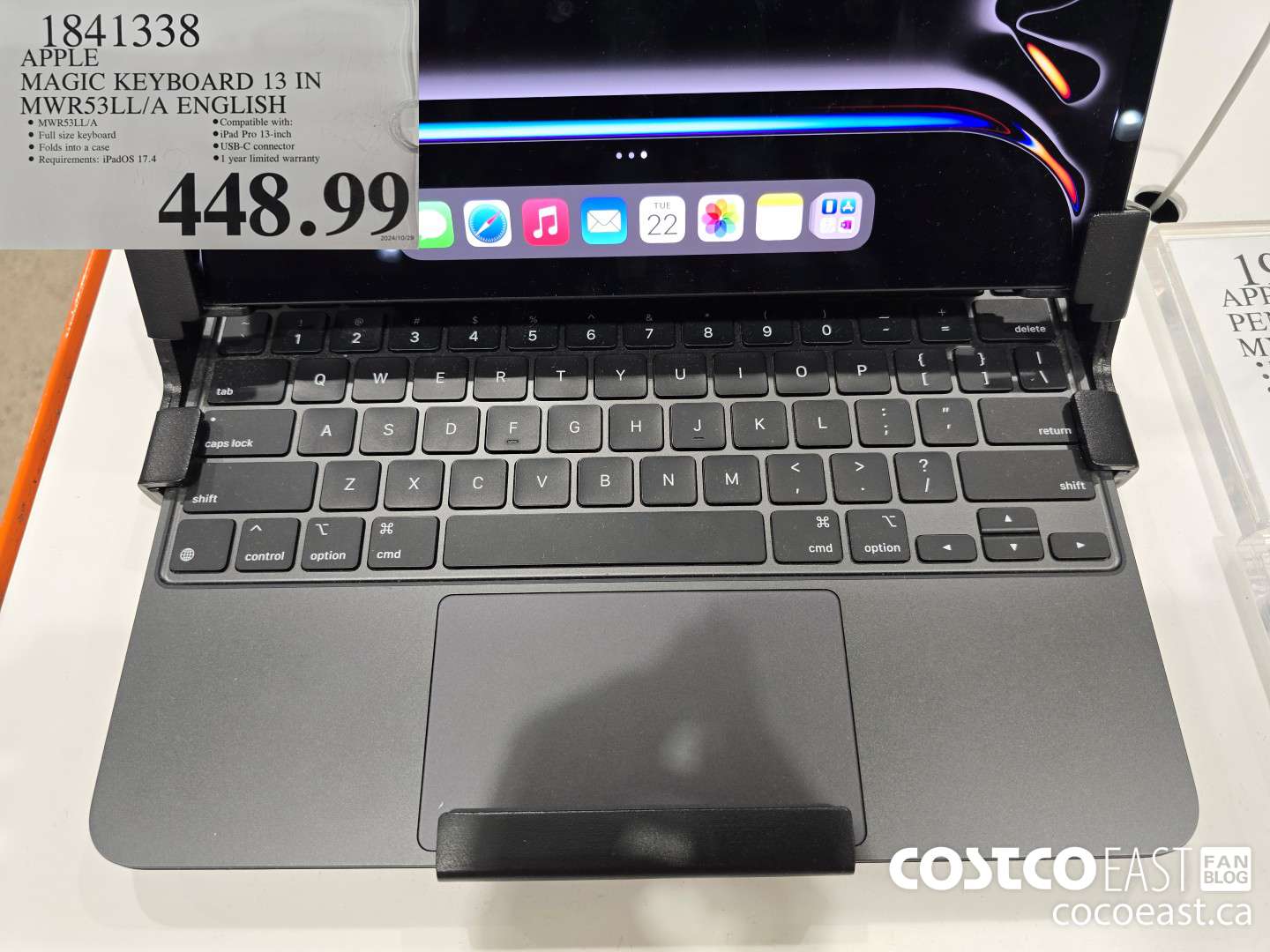 1841338 APPLE MAGIC KEYBOARD 13 IN MWRS53LL/A ENGLISH $448.99