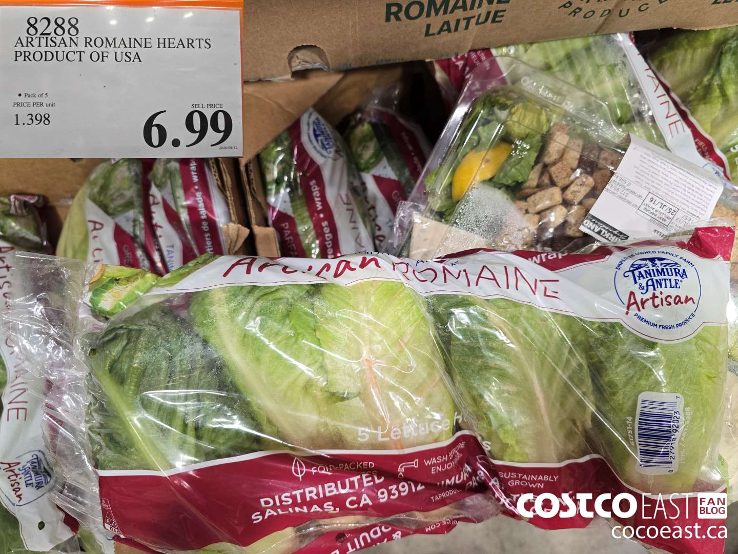 8288 ARTISAN ROMAINE HEARTS PRODUCT OF USA $6.99
