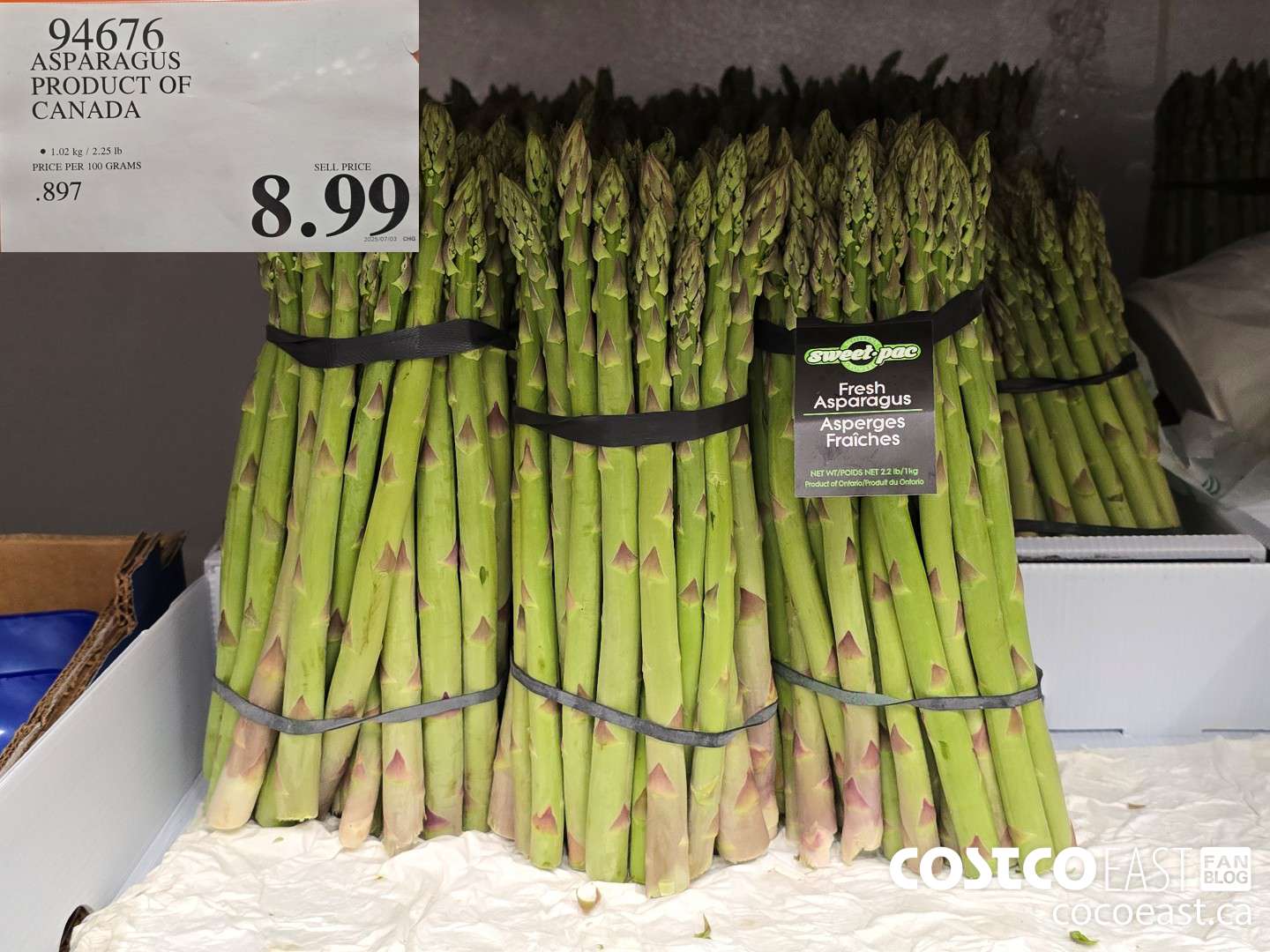 94676 ASPARAGUS PRODUCT OF CANADA $8.99