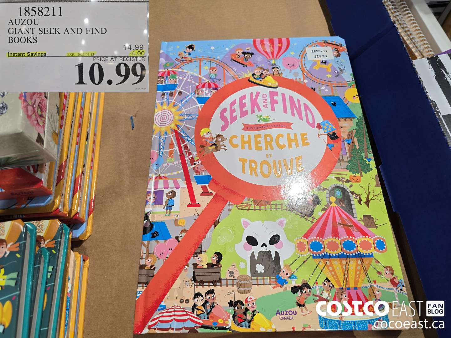 1858211 AUZOU GIANT SEEK AND FIND BOOKS ($4.00 INSTANT SAVINGS EXPIRES ON 2025-07-13) $10.99