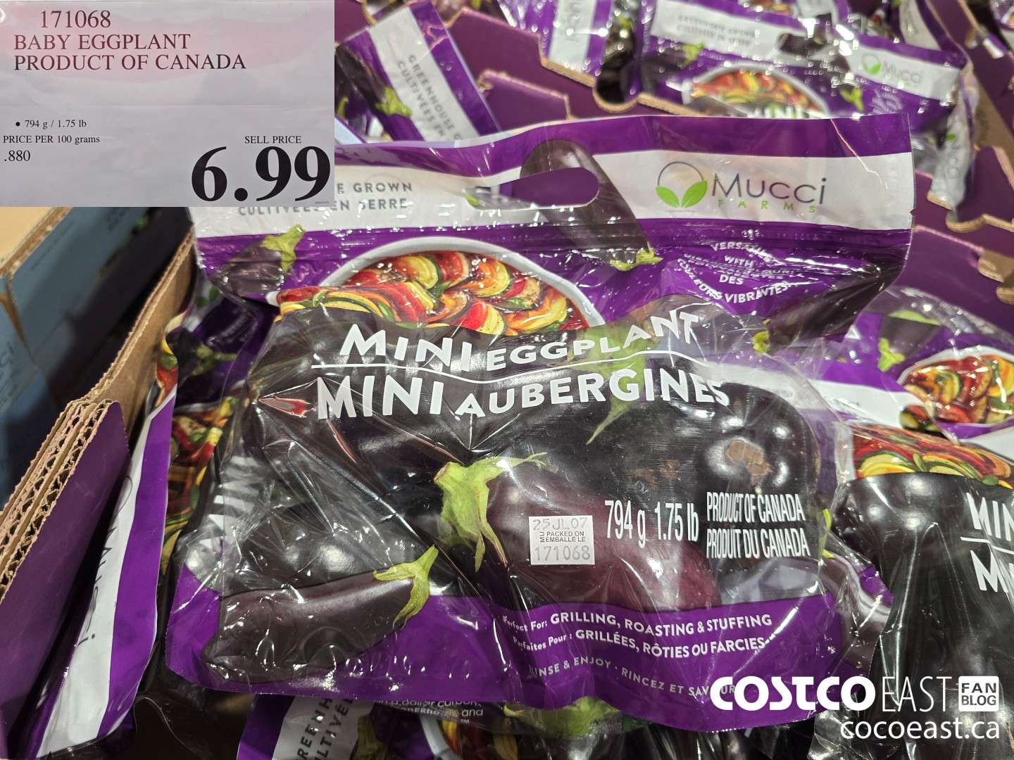 171068 BABY EGGPLANT PRODUCT OF CANADA $6.99