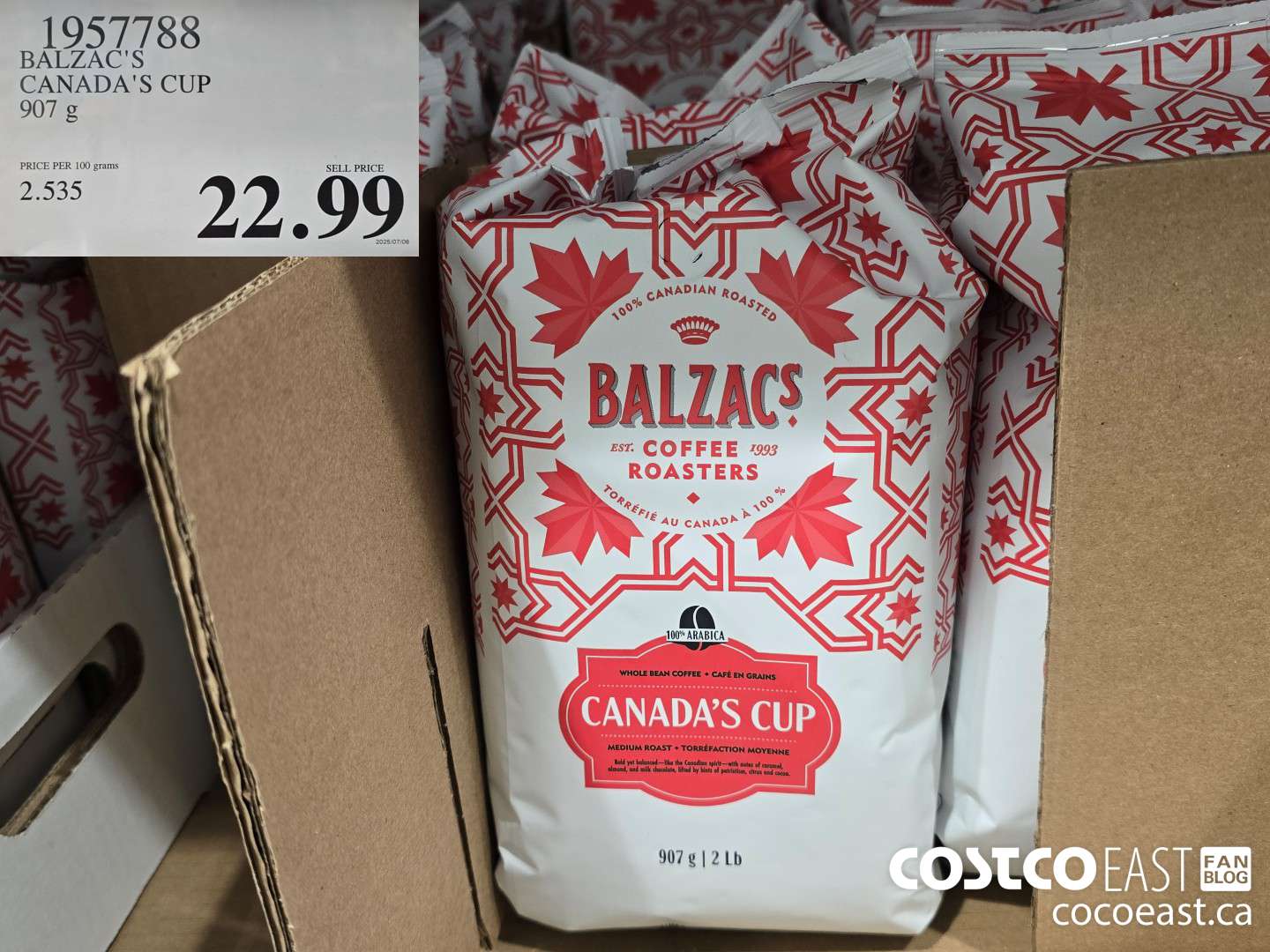 1957788 BALZAC'S CANADA'S CUP 907 g $22.99