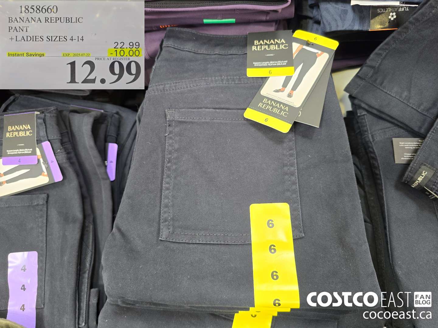 1858660 BANANA REPUBLIC PANT + LADIES SIZES 4-14 ($10.00 INSTANT SAVINGS EXPIRES ON 2025-07-22) $12.99