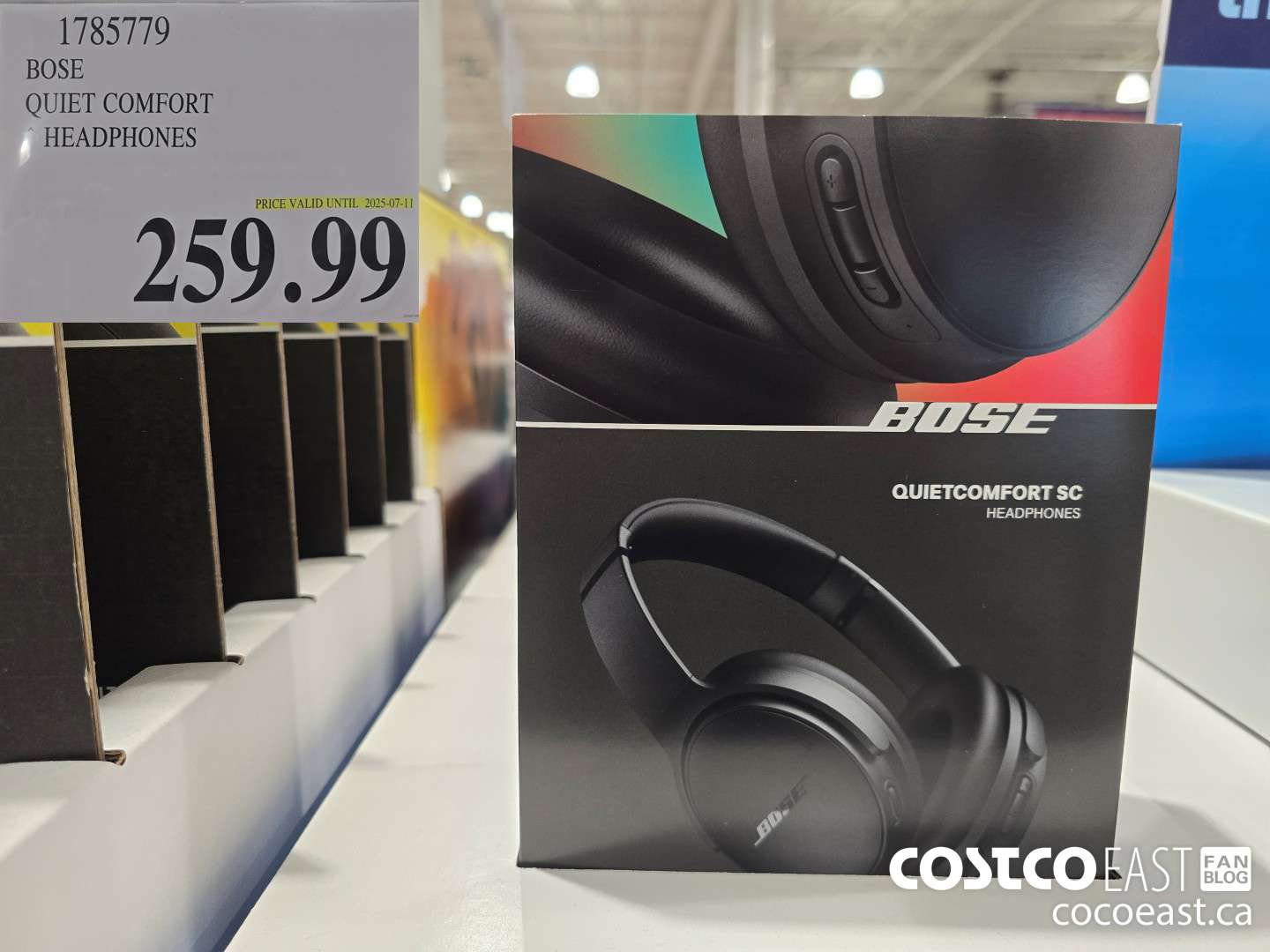 1785779 BOSE QUIET COMFORT HEADPHONES $259.99