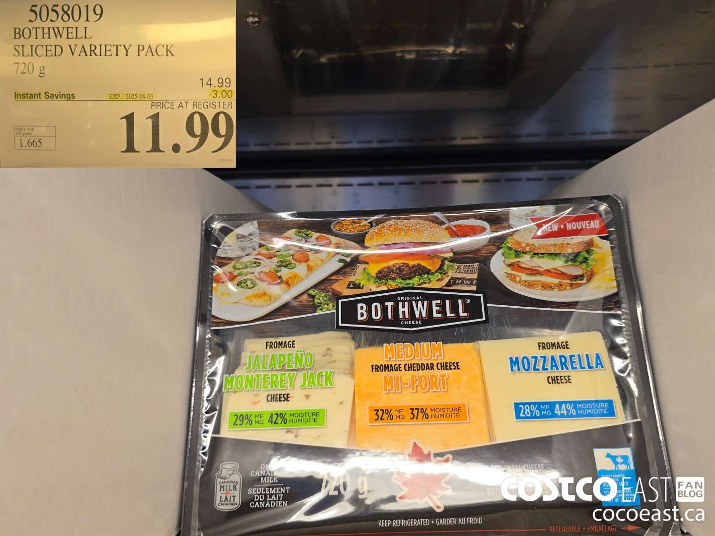 5058019 BOTHWELL SLICED VARIETY PACK 720 g ($3.00 INSTANT SAVINGS EXPIRES ON 2025-08-03) $11.99