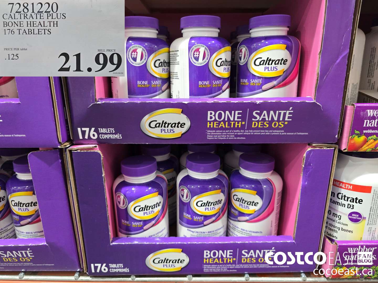 7281220 CALTRATE PLUS BONE HEALTH 176 TABLETS $21.99