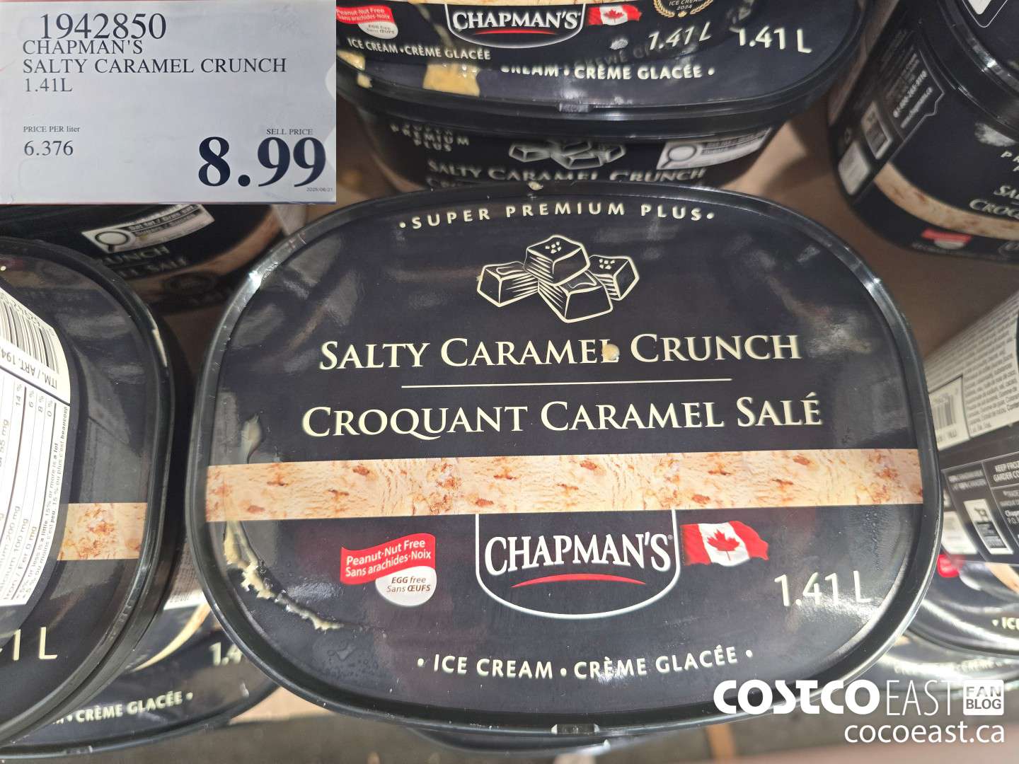 1942850 CHAPMAN'S SALTY CARAMEL CRUNCH 1.41L $8.99