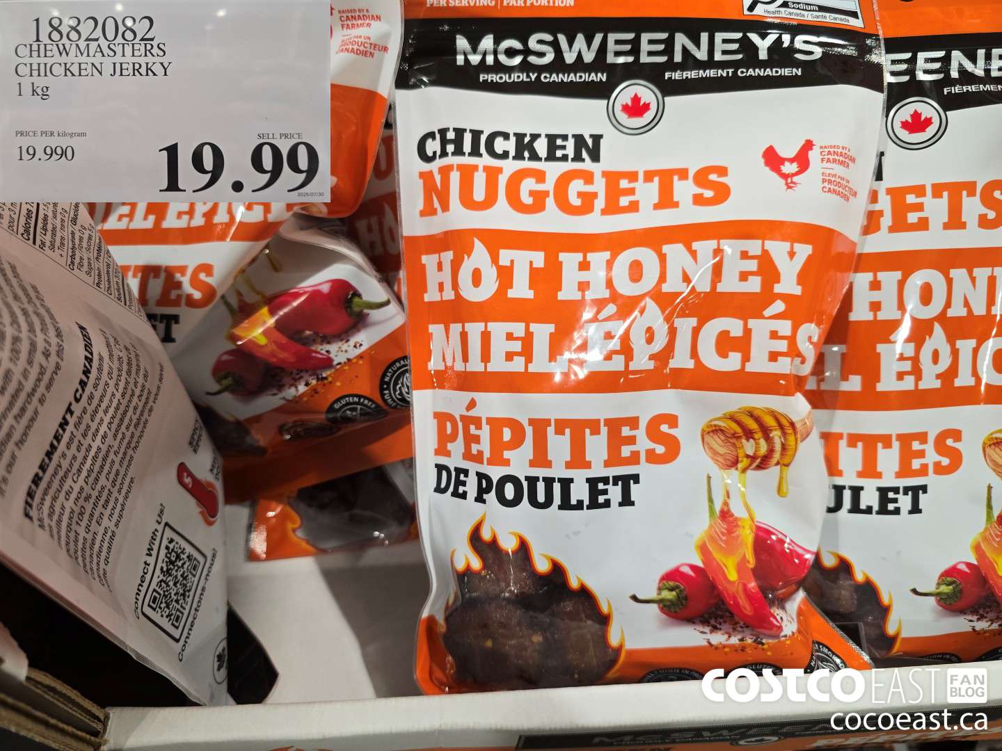 1882082 CHEWMASTERS CHICKEN JERKY 2.2 kg $19.99