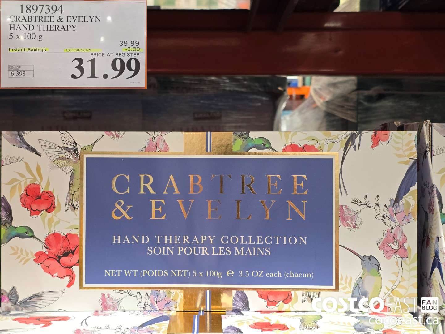 1897394 CRABTREE & EVELYN HAND THERAPY 5 x 100 g ($8.00 INSTANT SAVINGS EXPIRES ON 2025-07-20) $31.99
