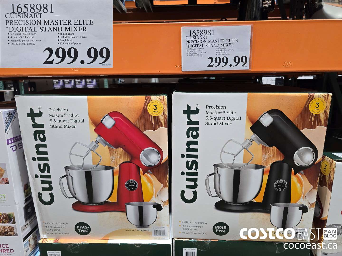 1658981 CUISINART PRECISION MASTER ELITE DIGITAL STAND MIXER $299.99