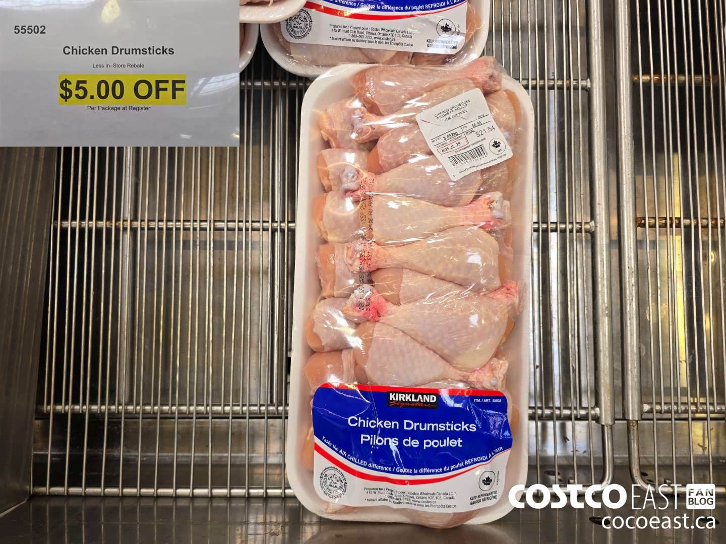 55502 Chicken Drumsticks Per Package at Register  ($5.00 INSTANT SAVINGS)