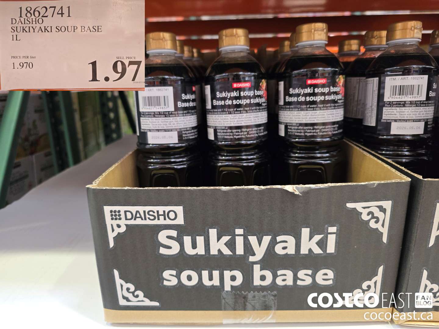 1862741 DAISH SUKIYAK| SOUP BASE 1 L $1.97