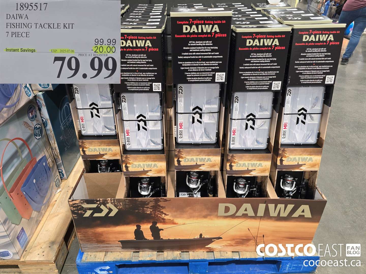 1895517 DAIWA FISHING TACKLE KIT 7 PIECE ($20.00 INSTANT SAVINGS EXPIRES ON 2025-07-06) $79.99