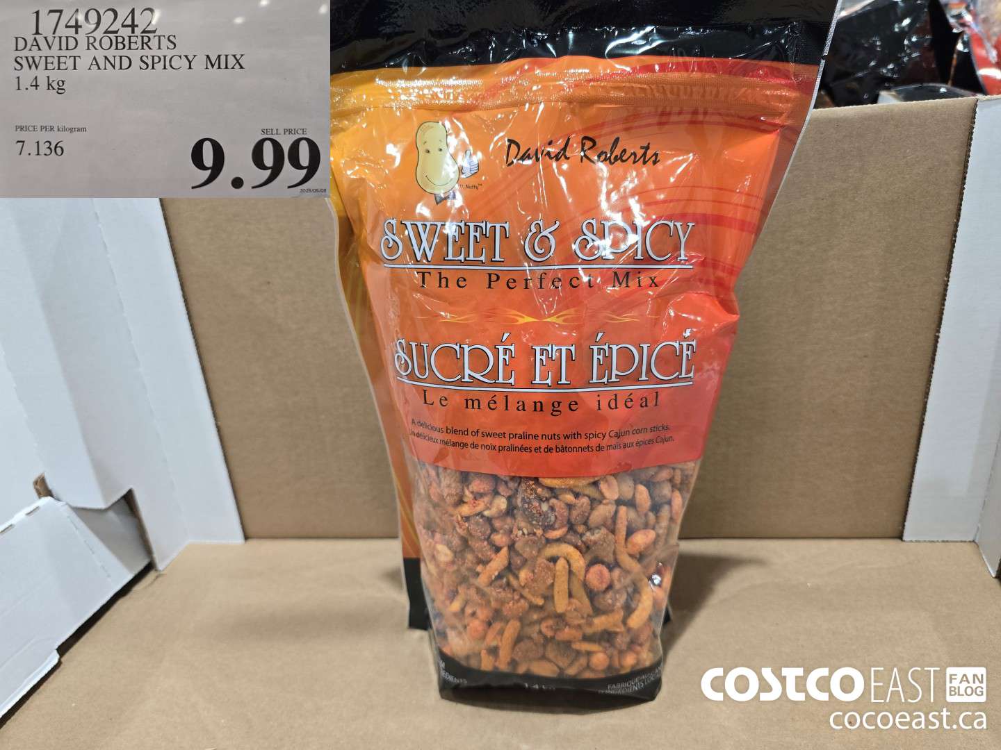 1749242 DAVID ROBERTS SWEET AND SPICY MIX 1.4 kg $9.99